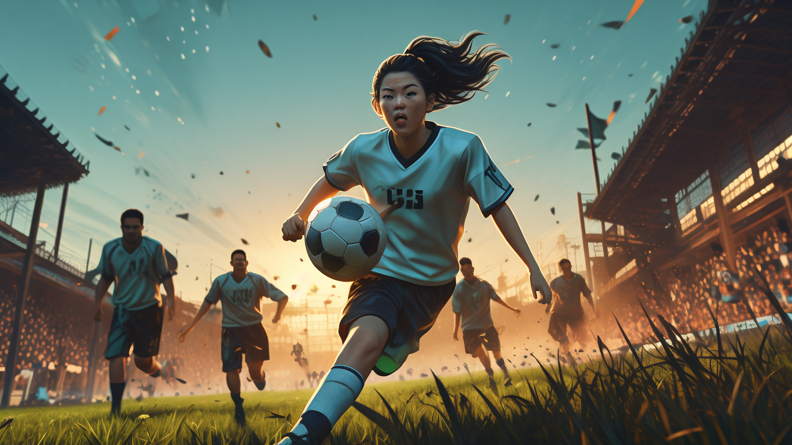 精彩绝伦，足球赛场掀起狂潮的简单介绍